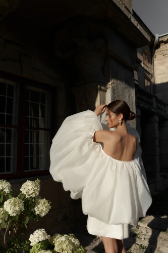 AnneMariee Bridal Modern MINI Standesamt Ballon Cape Junika Weddings-20220728-8